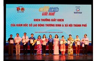 TP Hồ Chí Minh trao giải thưởng Hội thi “Học sinh, sinh viên giỏi nghề” lần thứ 15